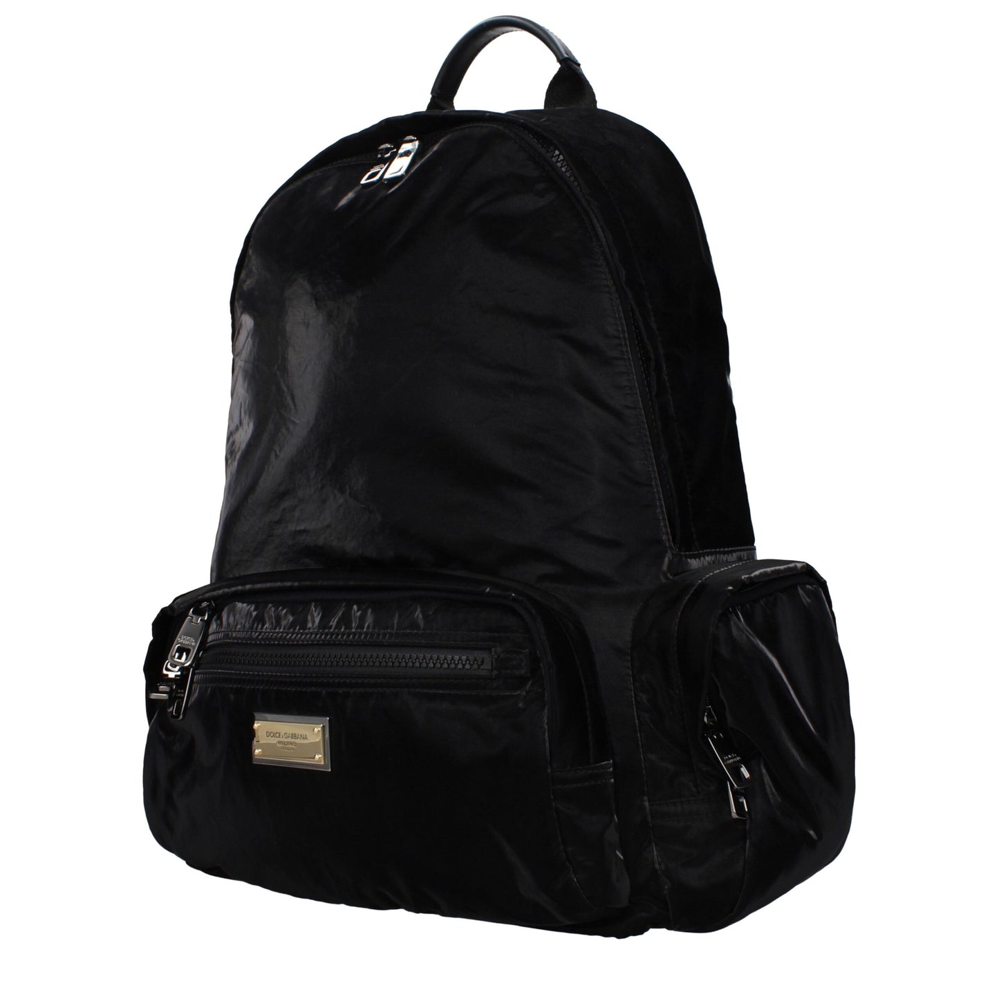 Dolce & Gabbana Black Nylon Backpack