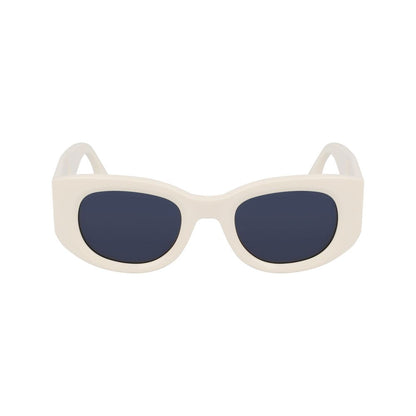 Victoria Beckham Gray Acetate Sunglasses