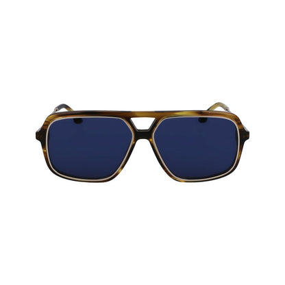 Victoria Beckham Brown Acetate Sunglasses