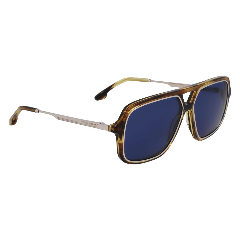 Victoria Beckham Brown Acetate Sunglasses