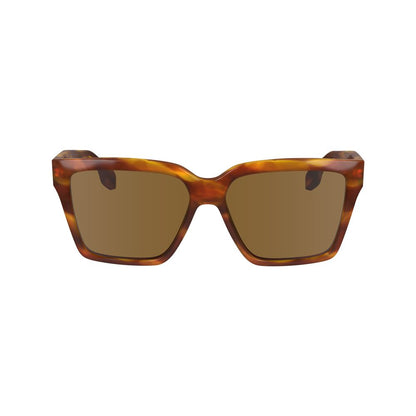 Victoria Beckham Brown Acetate Sunglasses