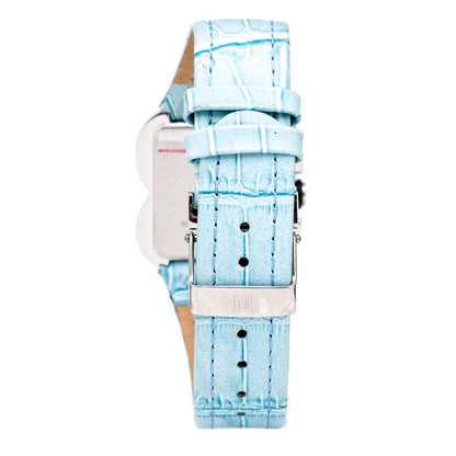 Laura Biagiotti Blue Leather Dress Watch