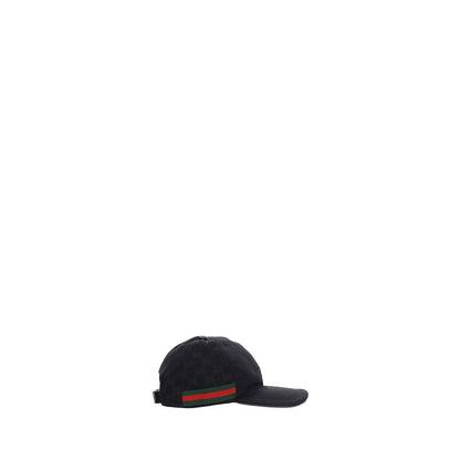 Gucci Black Cotton Cap (Baseball Hat)
