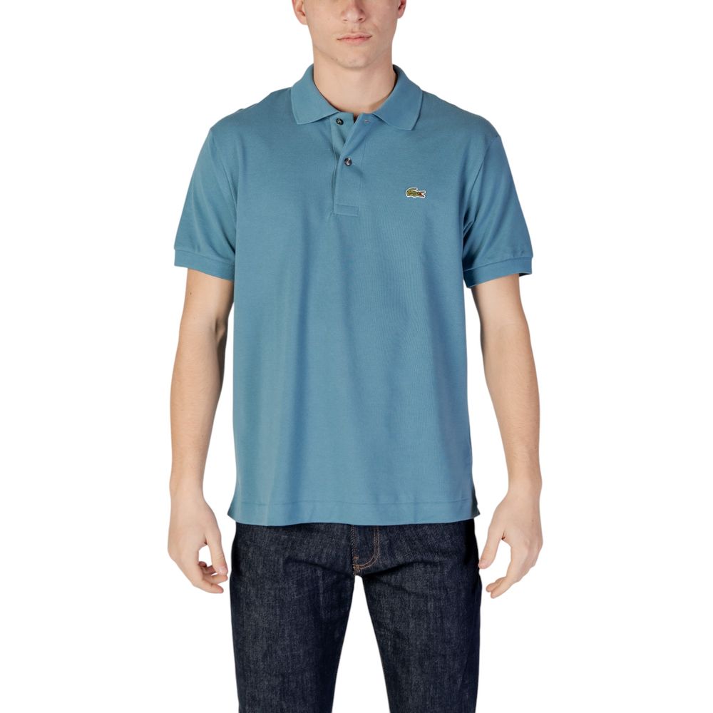 Lacoste Blue Cotton Polo Shirt