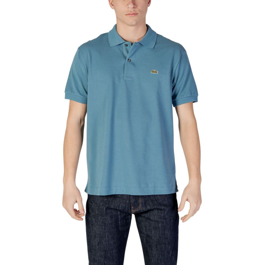 Lacoste Blue Cotton Polo Shirt