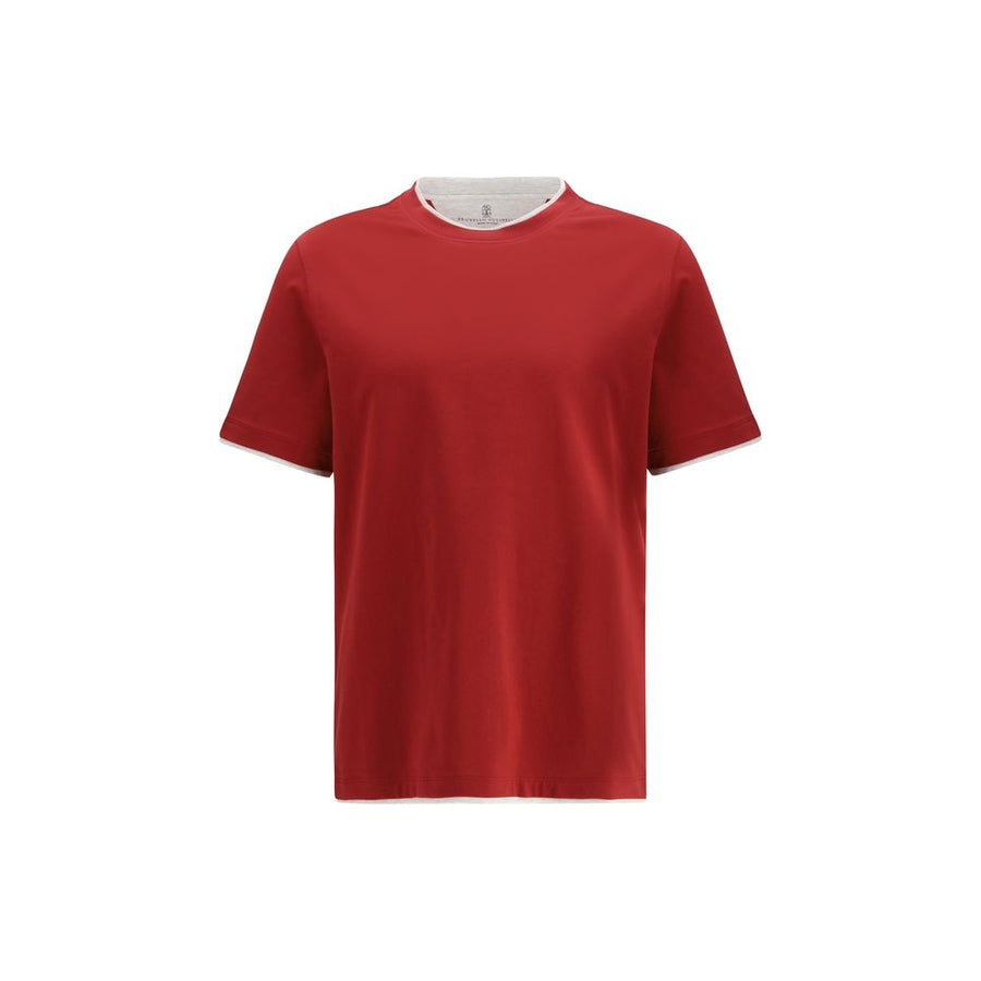 Brunello Cucinelli Multicolor Cotton T-Shirt