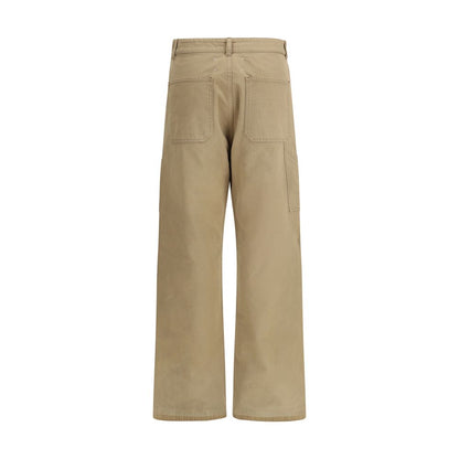 Margiela Beige Cotton Cargo Pants