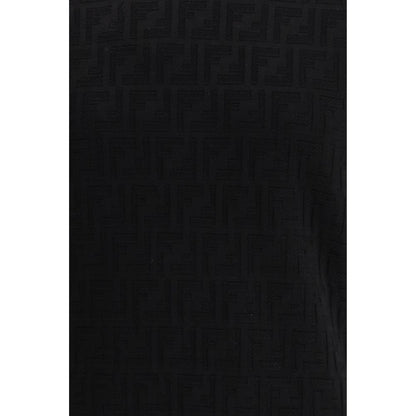 Fendi Black Cotton T-Shirt