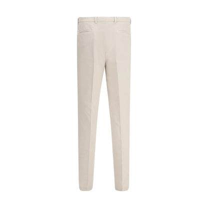 Brunello Cucinelli Beige Cotton Casual Pants