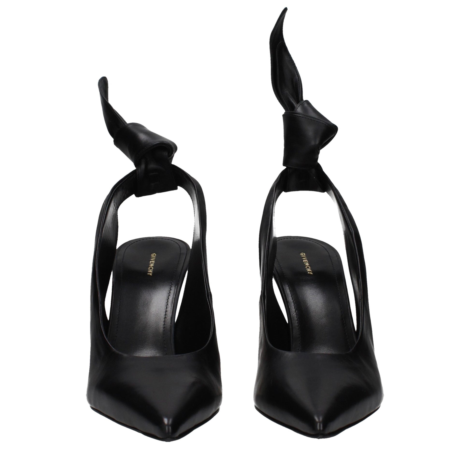 Givenchy Black Leather High Heel Pumps