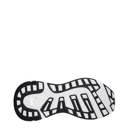 Dolce & Gabbana White Fabric Athletic Sneakers