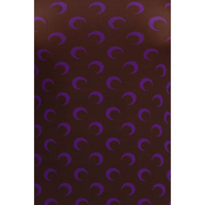 Marine Serre Brown Polyamide Top