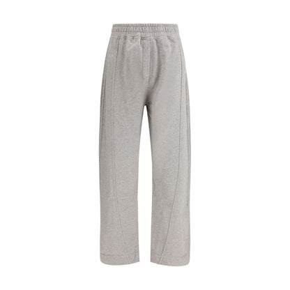 Ganni Gray Cotton Casual Pants
