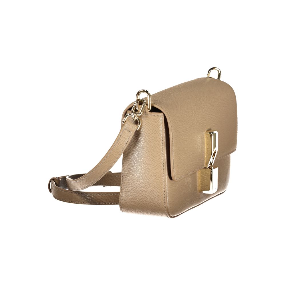 Furla Beige Leather Women's Shoulder Bag