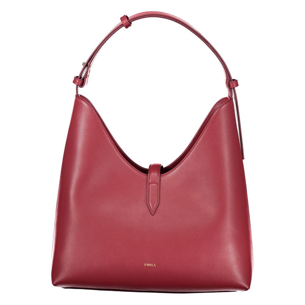 Furla Rosso Pelle Women Handbag