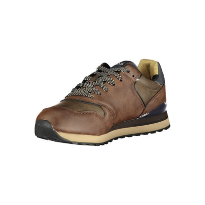 Gas Marrone Poliuretano Mens Sneaker