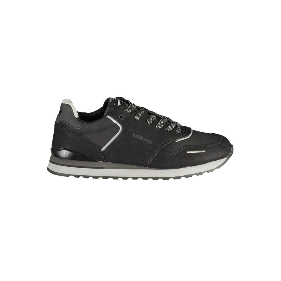 Gas Black Polyurethane Men's Sneaker