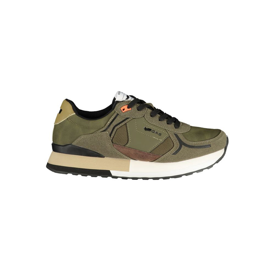 Gas Verde Polyurethane Men Sneaker