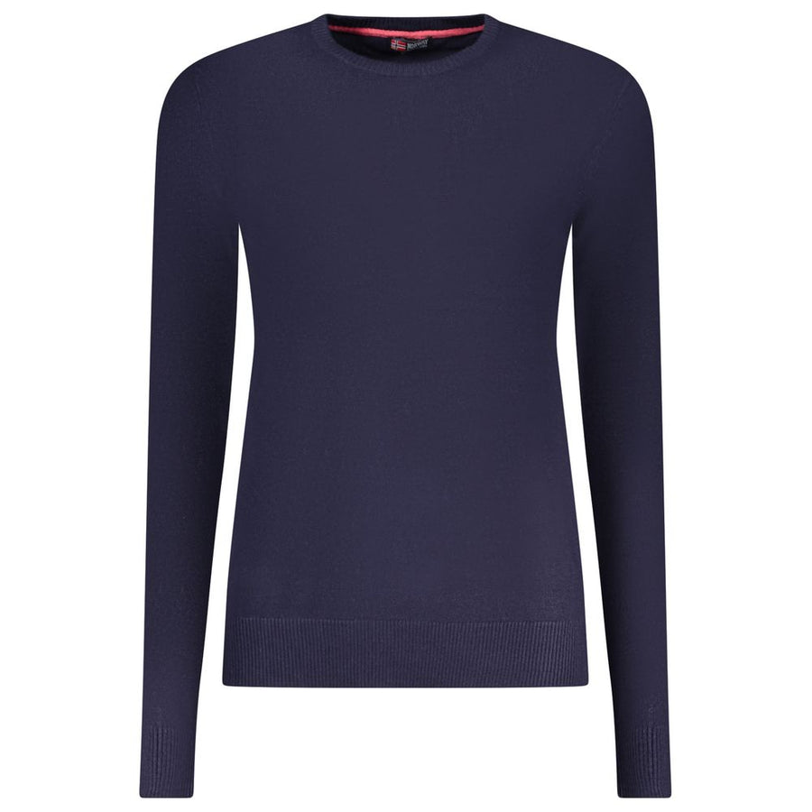 Norway 1963 Blu Viscose Donna Maglia