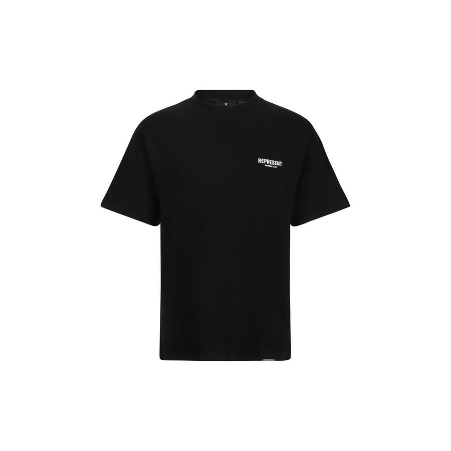 Represent Black Cotton T-Shirt