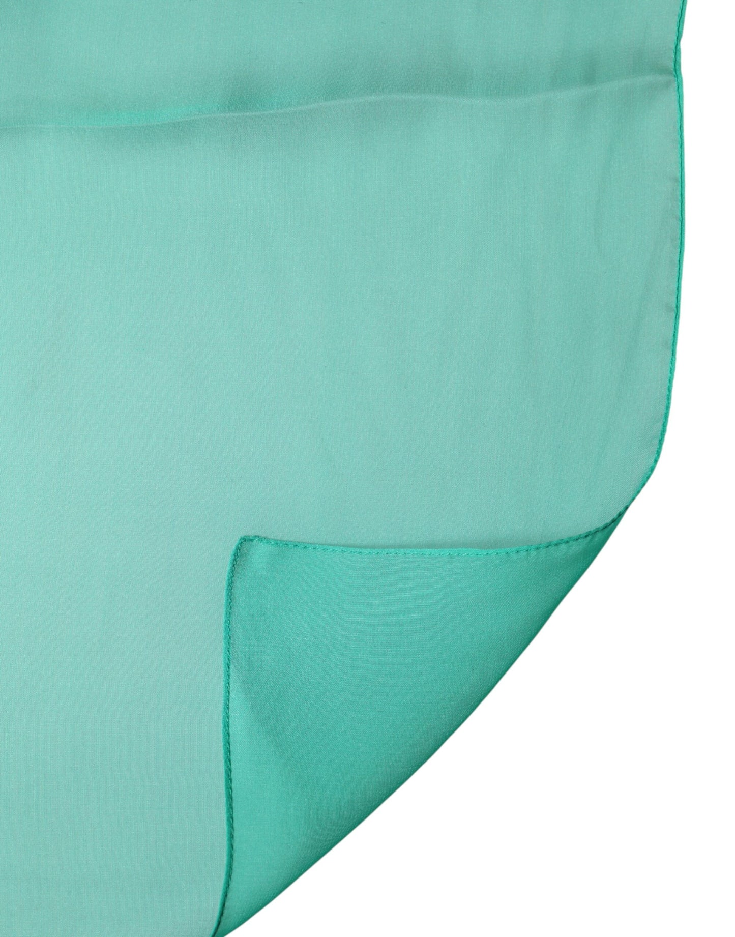 Dolce & Gabbana Green Stole Silk Neck Wrap Shawl Scarf