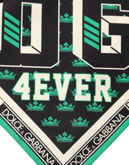 Dolce & Gabbana Multicolor #DGRoyals Square Foulard 50.5cm x 50cm Scarf