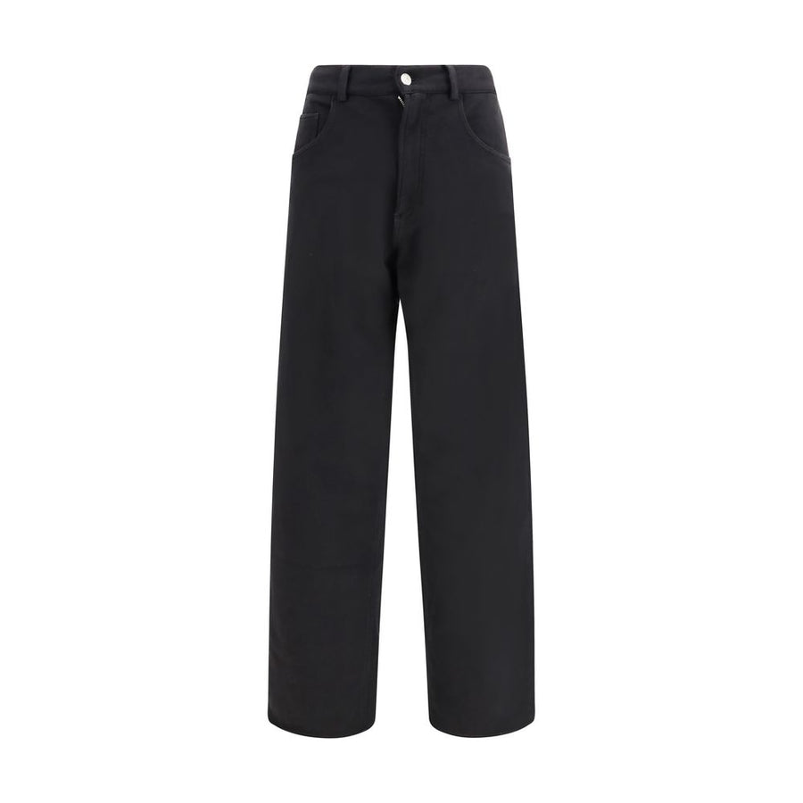 MM6 Black Cotton Athletic Pants