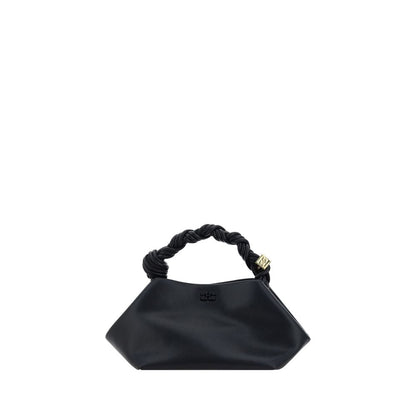 Ganni Black Calf Leather Bos Taurus Handbag