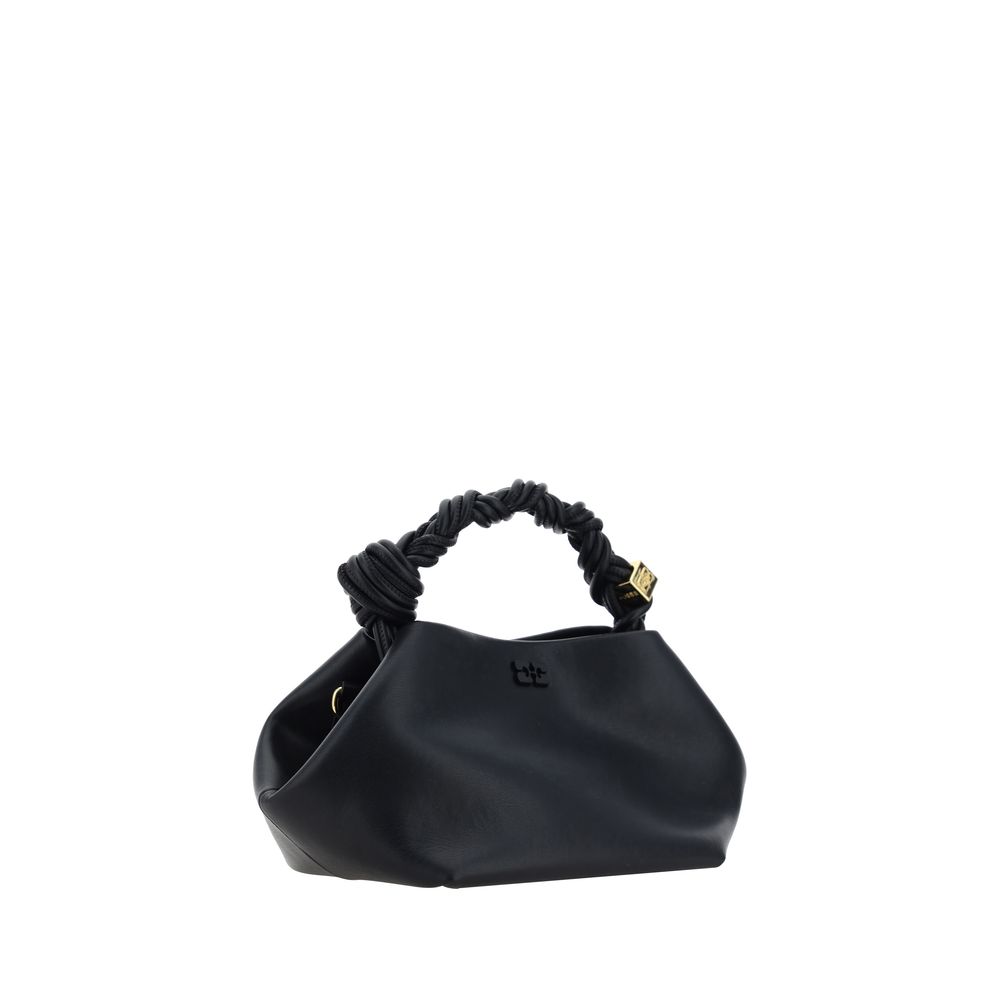Ganni Black Calf Leather Bos Taurus Handbag