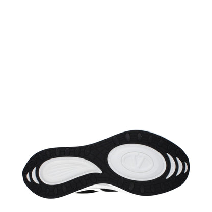 Valentino Garavani White Fabric Athletic Sneakers