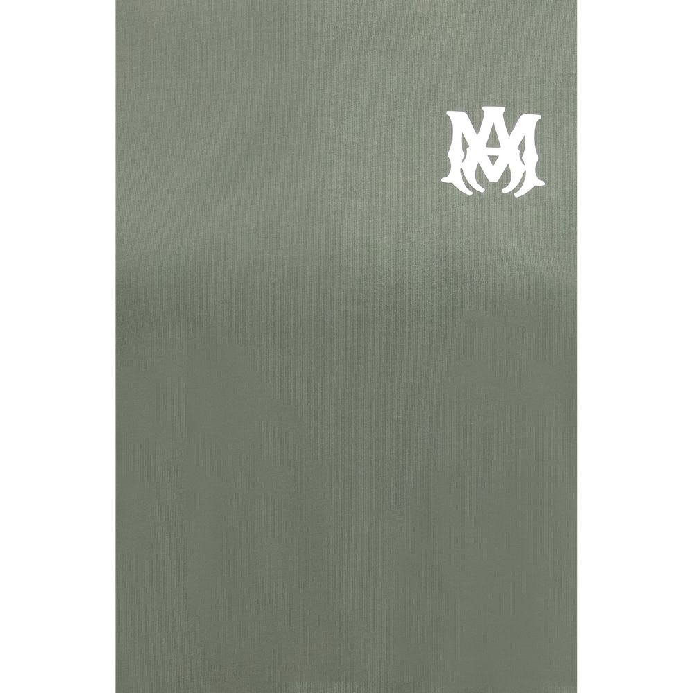 Amiri Green Cotton T-Shirt