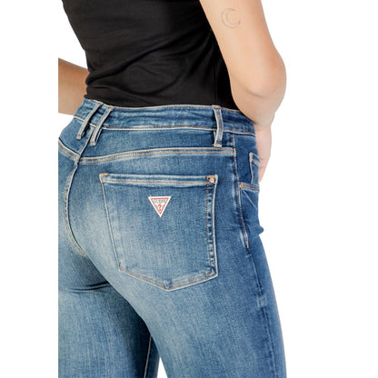 Guess Blue Cotton Skinny Jeans