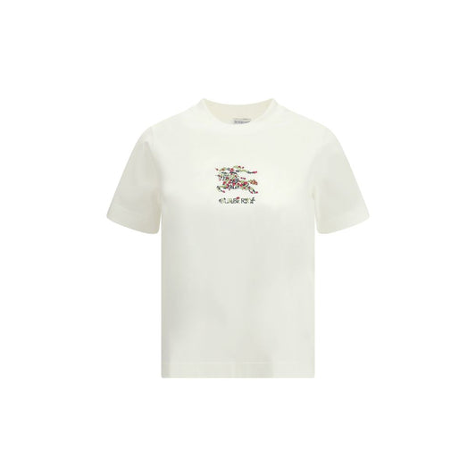 Burberry White Cotton T-Shirt