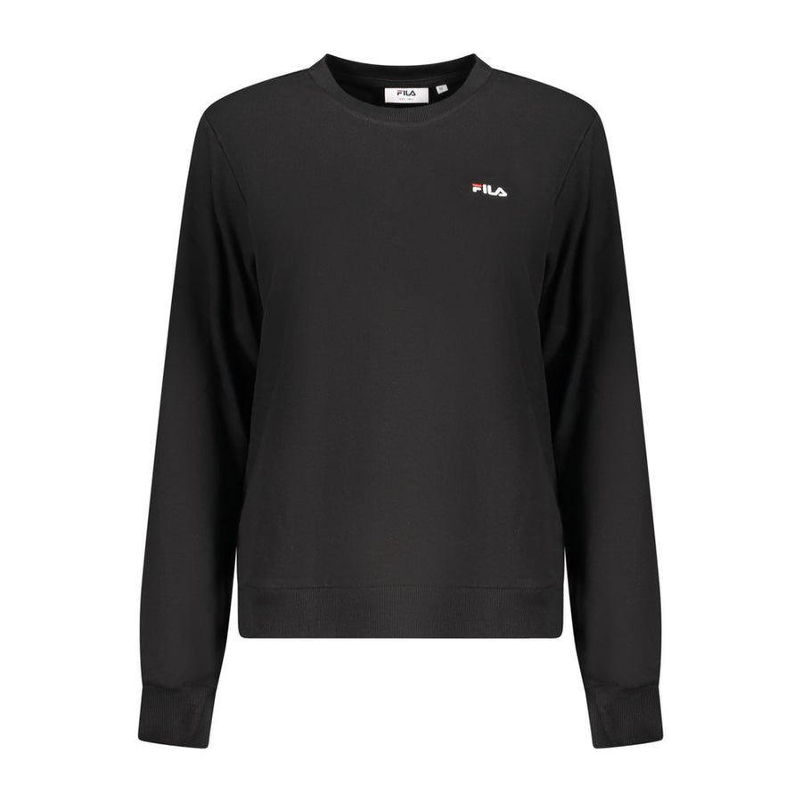 Fila Black Organic Cotton Women Sweatshirt
