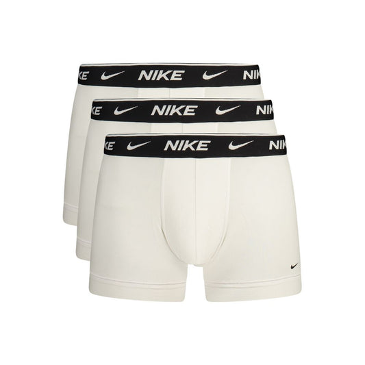 Nike White Cotton Men Boxer Short