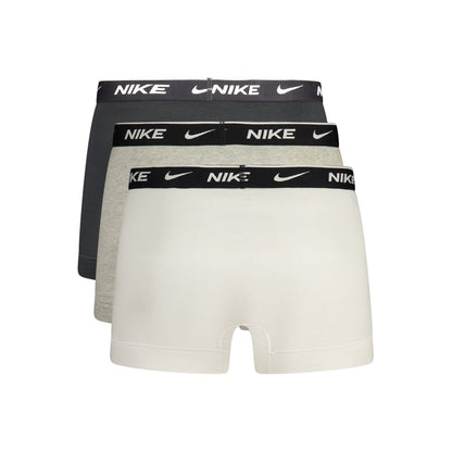 Nike Grey Cotton Men Boxer Short
