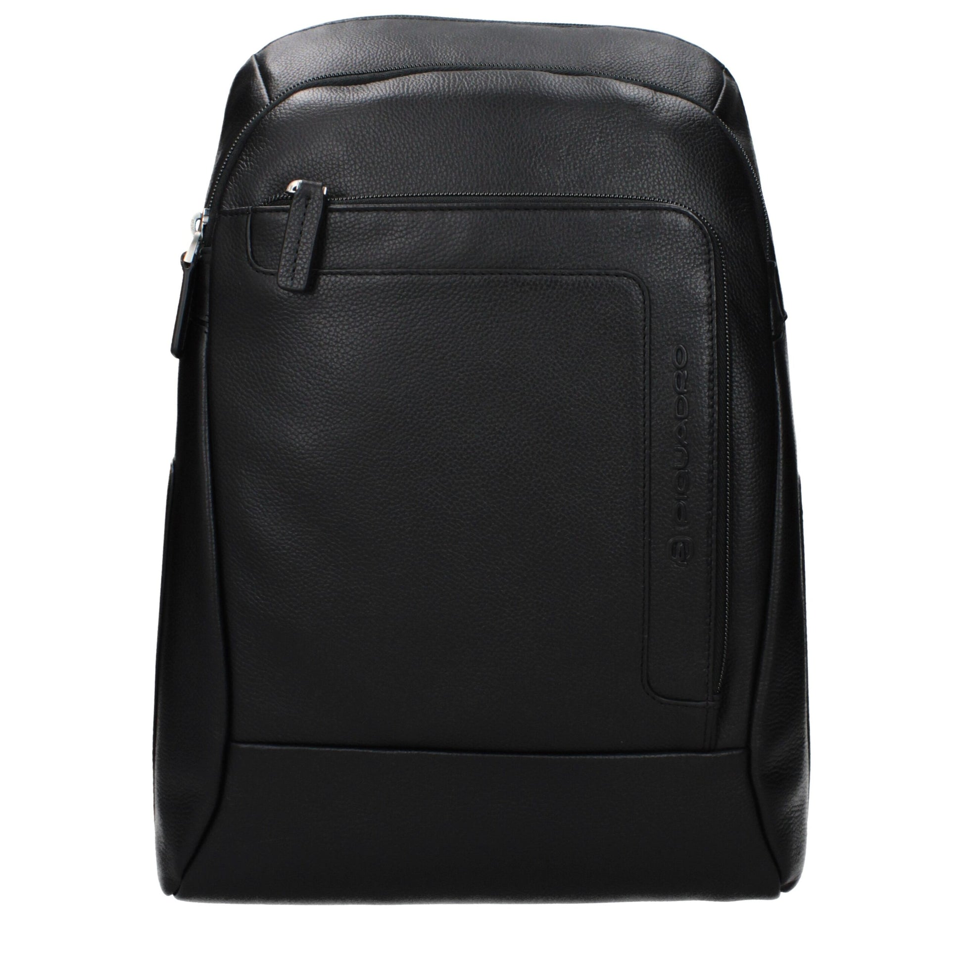 Piquadro Black Leather Backpack