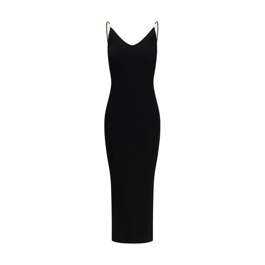 Versace Black Viscose Cocktail Dress