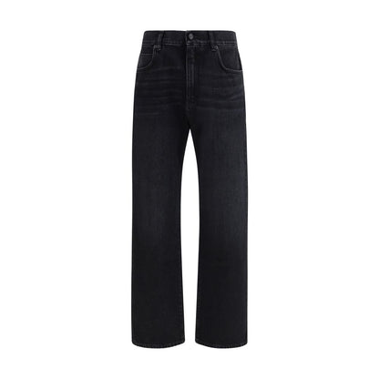 Balmain Black Cotton Jeans Denim
